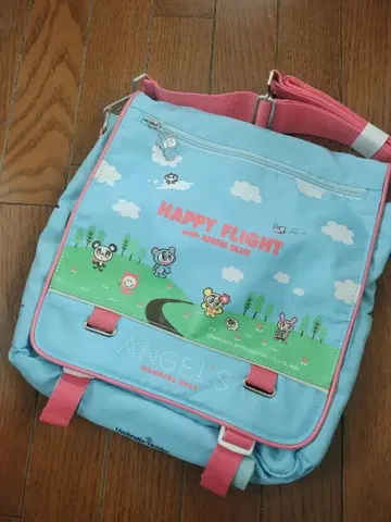 나루미야 인터내셔널 엔젤 블루 x JAL 2WAY 백 미사용 레트로