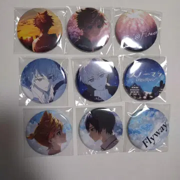 halyosy Fire Flower 스노우맨 flyway 캔뱃지