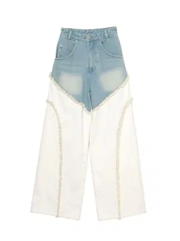 meltthelady switched denim pants 데님 팬츠