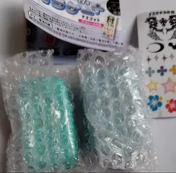 그리운 옛날 휴대폰 마스코트 + 시플라 한정판 에메랄드 그린 라이트 블루