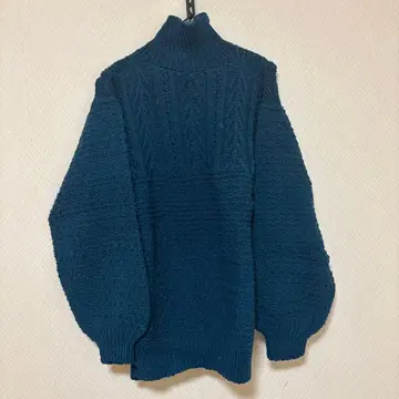 구제 의류 네이비 터틀넥 니트