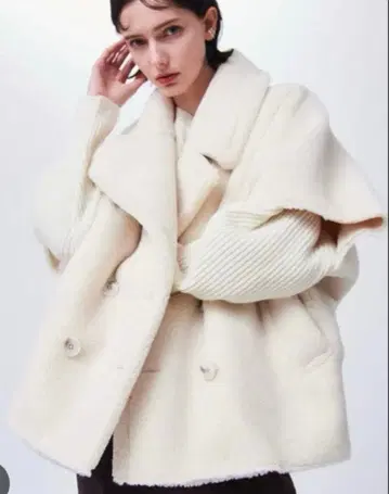 스터링 루어 보아 판초 코트 사이즈 0