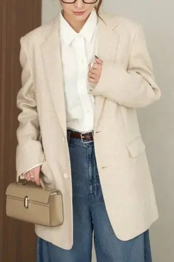 플라주 Big Tailored 자켓 베이지