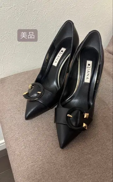 DIANA 블랙 하이힐 스틸레토