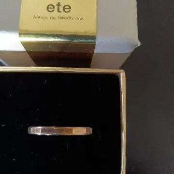 ete 심플 골드 10k 반지 9호 미사용 새상품에 가깝습니다