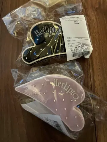 herlipto Bicolor Heart Twincle 헤어 클립