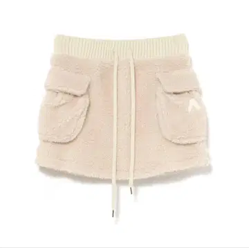 ANDMARY Fluffy mini skirt