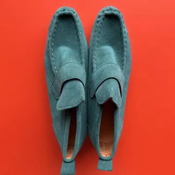 미사용 새상품 터콰이즈 스웨이드 숏부츠