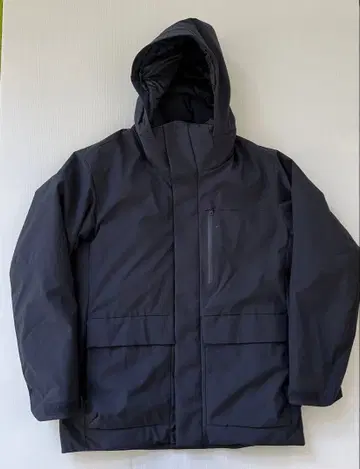 UNIQLO 유니클로 하이브리드 다운 챙 후드 부착 네이비 M