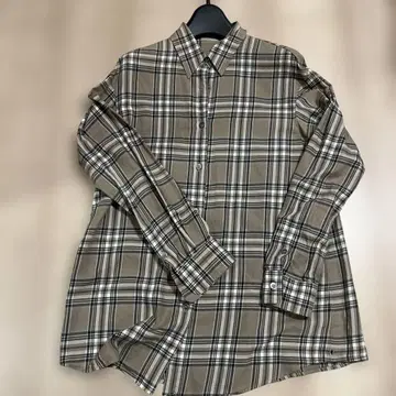 23구 체크 무늬 긴팔 셔츠 38