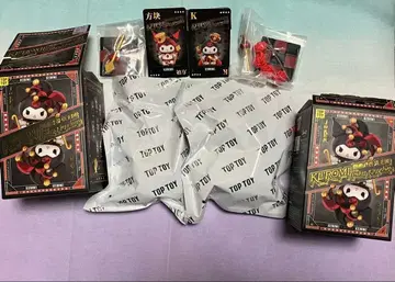 TOPTOY 쿠로미 피규어 산리오 포커 왕국 K 방쾌 세트