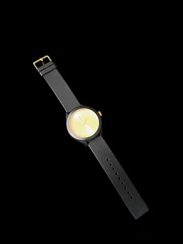 TOMMY NEWYORK CITY 골드 러버 밴드 손목시계