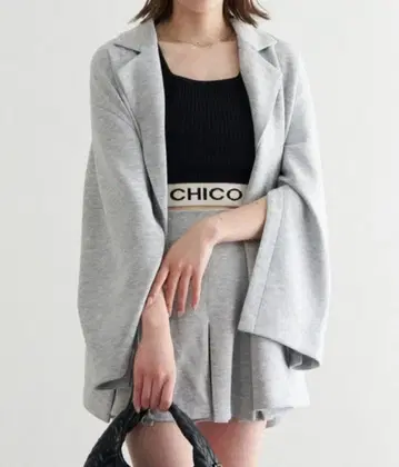 [ 미사용 새상품 ] CHICO 분또 소매 열림 테일러드 자켓