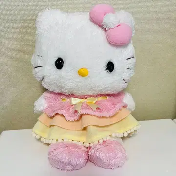 산리오 키티 봉제 인형 산리오샵 레트로 드레스 원피스