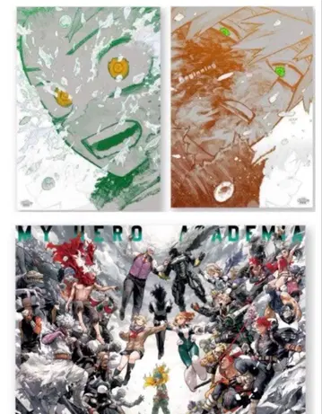 [라스트 1점] 히로아카 원화전 포스터 3종 세트 미개봉 새상품