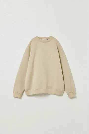 2025AW Eaphi LEATHER PATCH SWEATSHIRT