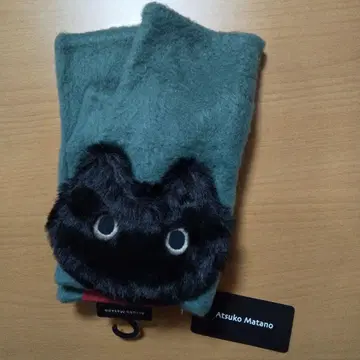 아츠코 마타노 고양이 디자인 핑거리스 장갑