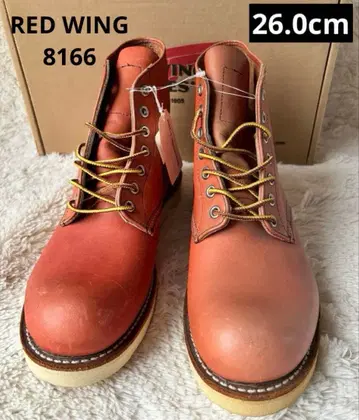 미사용 RED WING 8166 아이리쉬 세터 26.0cm 흠집 있음