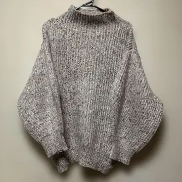 새상품급 하이넥 리브 니트 스웨터