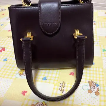 ungaro 다크 브라운 소가죽 숄더백