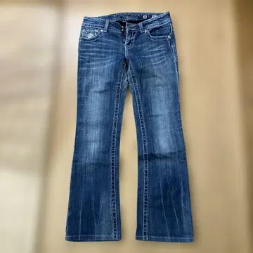 Miss Me 플레어 팬츠 데님 블루