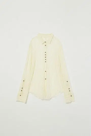 [ eaphi ] [ 레어/완판 ] TULLE LACE SHIRT