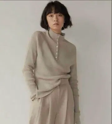 ETRE TOKYO 2way 리브 홀가먼트 니트