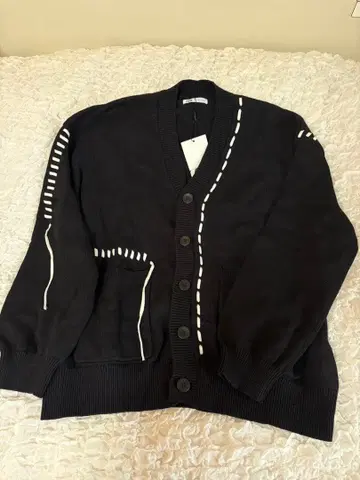 새상품 ZARA 남성용 스웨터 스티치