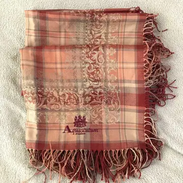 Aquascutum 체크 무늬 스톨