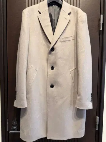 SANYO 삼양상회 라이트 베이지 체스터 코트