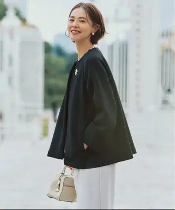 UNFILO 더블 페이스 숏코트 S