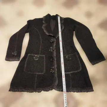 노코오노 자켓 플라워 모티브 포함