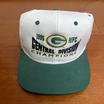 빈티지 그린베이 패커스 모자 캡 센트럴 비전