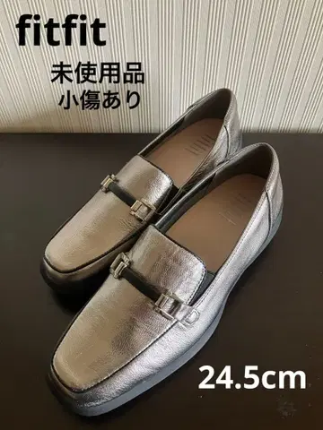 fitfit 라이트업 로퍼 24.5cm 미사용품 하자 있음