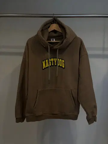 NASTYDOG 브라운 후드티