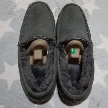 그레이 스웨이드 모카신 27cm