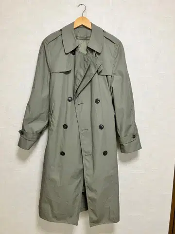 US군 더블 브레스트 트렌치코트