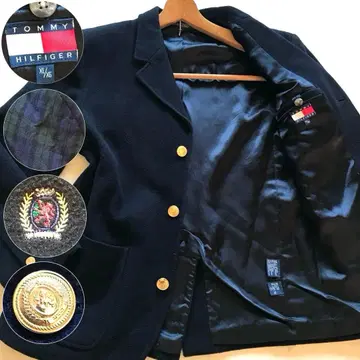 사용 횟수 적음 / XL 사이즈 타미힐피거 네이비 자켓 골드 버튼 네이비