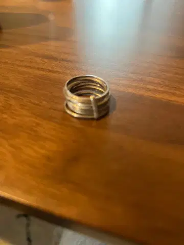 투아레그 실버 레이어드 반지 15호