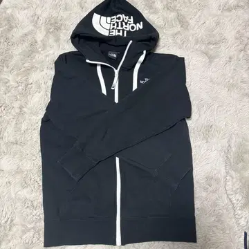 THE NORTH FACE 블랙 집업 후드티 M