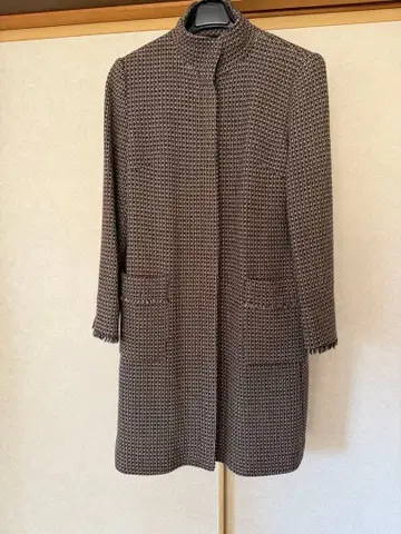 HANAEMORI 롱 코트 40 사이즈 브라운 계열