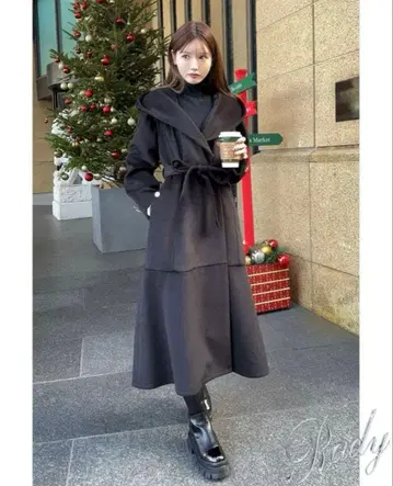 Rady 레이디 머메이드 랩 코트 블랙 M