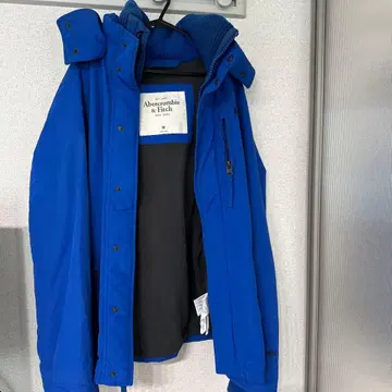 Abercrombie & Fitch 후드 부착 다운 자켓 M 파랑