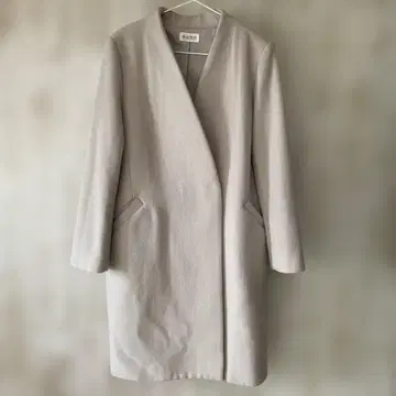 PLST / 노카라 롱 코트 / M