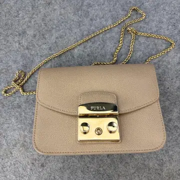 FURLA 훌라 베이지 숄더백 새상품급 메트로폴리스