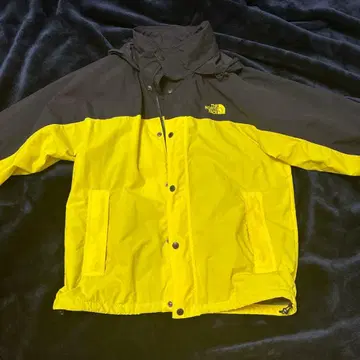 THE NORTH FACE 마운틴 후드티 S 블랙/노랑