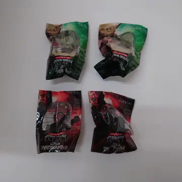 스타 워즈 뚜껑 고정 피규어 4개 세트