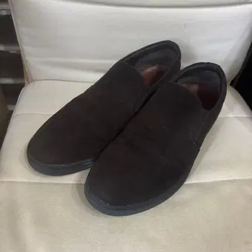 그린 라벨 스웨이드 슬립온 스니커즈 비즈니스 슈즈 27.5