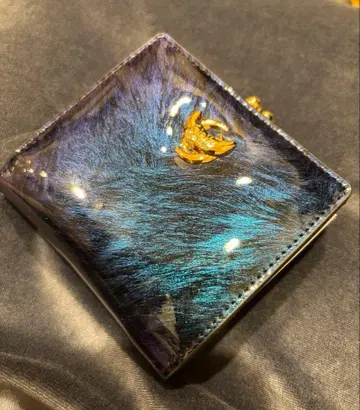 Clelia 그라데이션 가마구치 지갑 접이식 지갑