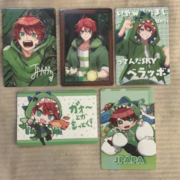 컬러풀 피치 뮤지엄 전시회 트레이딩 카드 쟈파파